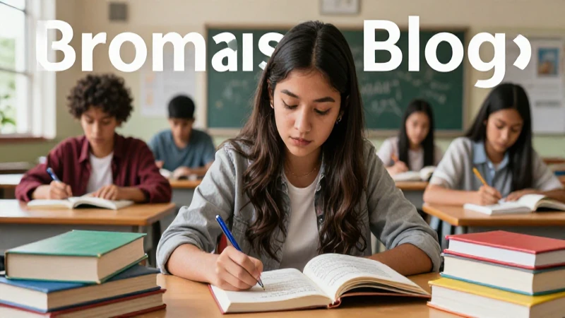 Ilustración realista de estudiante mexicano estudiando gramática