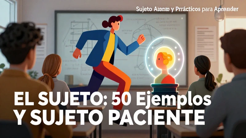 Ejemplos prácticos de agente y paciente