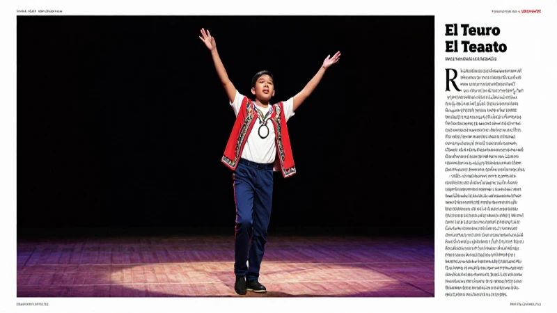 El teatro es esencial para la cultura y educación