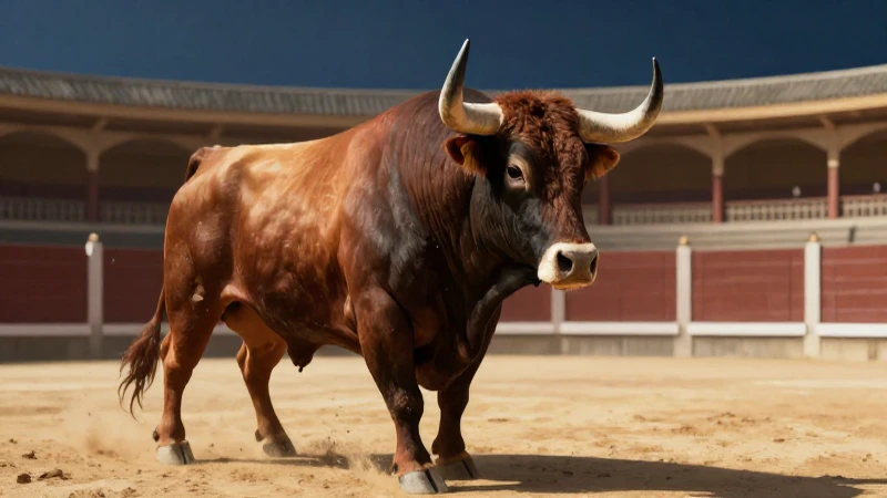 Arte de toro majestuoso y minimalista