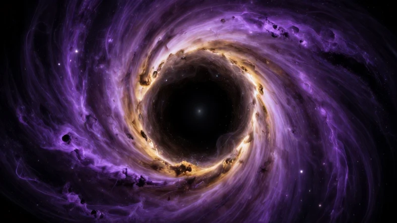 El universo: qué es, características y misterios Impresionantes 8 Nebulosa cósmica de agujero negro con detalle cinematográfico