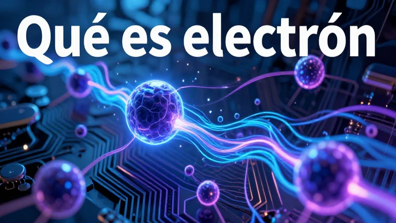 Electrones y tecnología moderna: esencia visual