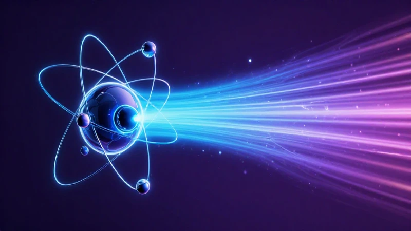 Es una esfera abstracta de energía científica y color vibrante