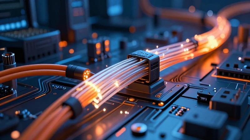 Qué es la electrónica, su historia y utilidad 6 Red tecnológica vibrante y luminosa