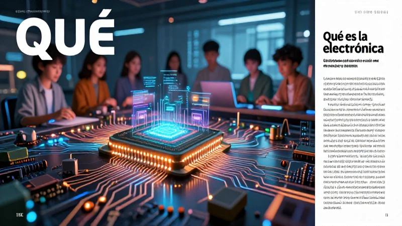 Qué es la electrónica, su historia y utilidad 8 La electrónica impulsa la tecnología y mejora la vida