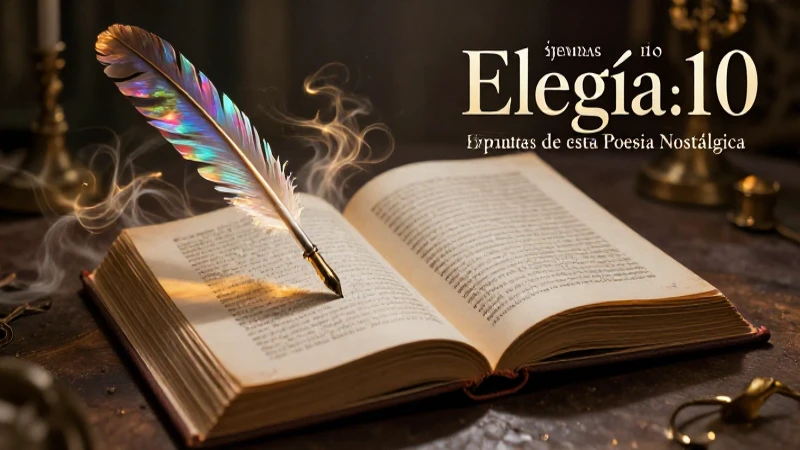 Poesía nostálgica: metáforas y comparaciones impactantes