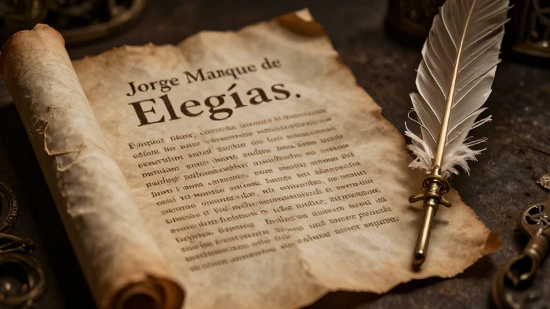 Elegía de Manrique, estilo melancólico y antiguo