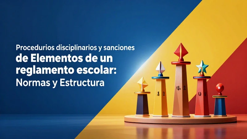 Diseño vibrante para reglamentos escolares