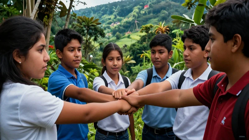 Juventud mexicana y naturaleza en conexión