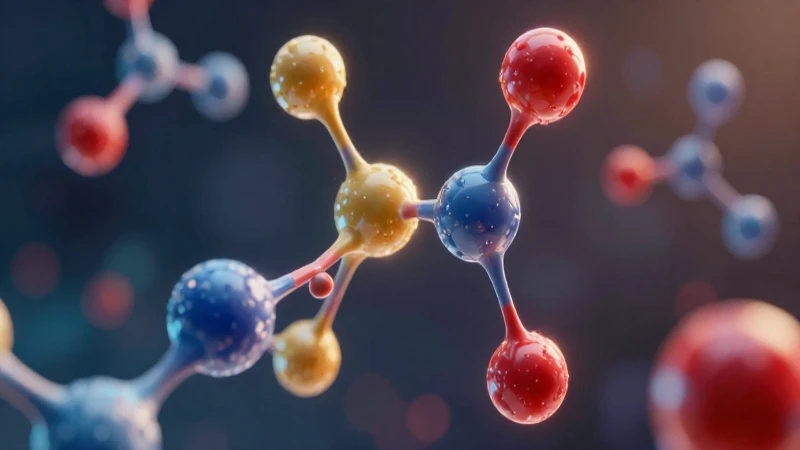 Estructura molecular dinámica y visualmente impactante