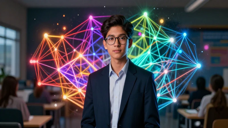 Qué son, origen y beneficios de la inteligencia emocional 3 Joven estudiante en entorno de red tecnológica