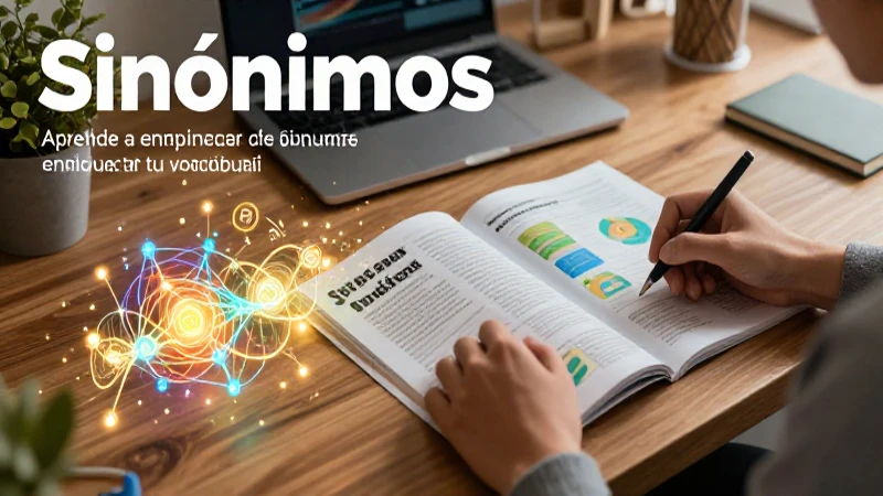 Mejora vocabulario usando sinónimos