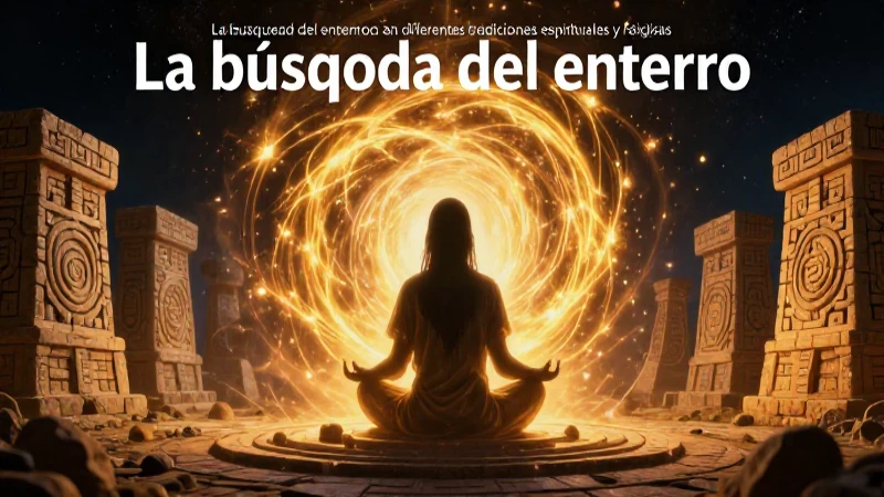Conoce la Conoce búsqueda del entero y su significado profundo 3 Silueta meditando en un vórtice dorado místico