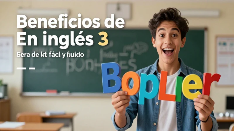 Estudiante mexicano aprendiendo inglés dinámico