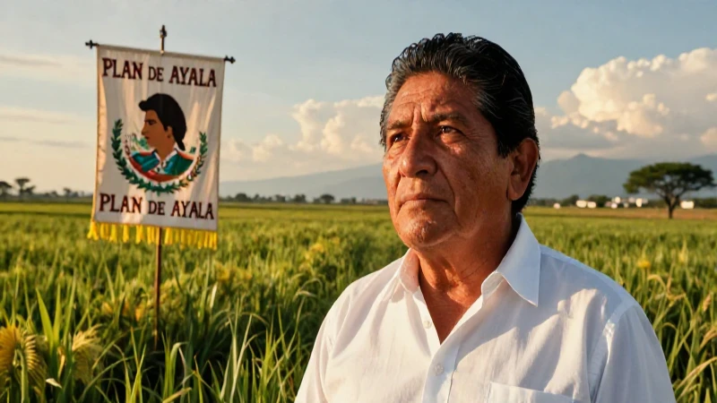 Líder campesino mexicano, Plan de Ayala