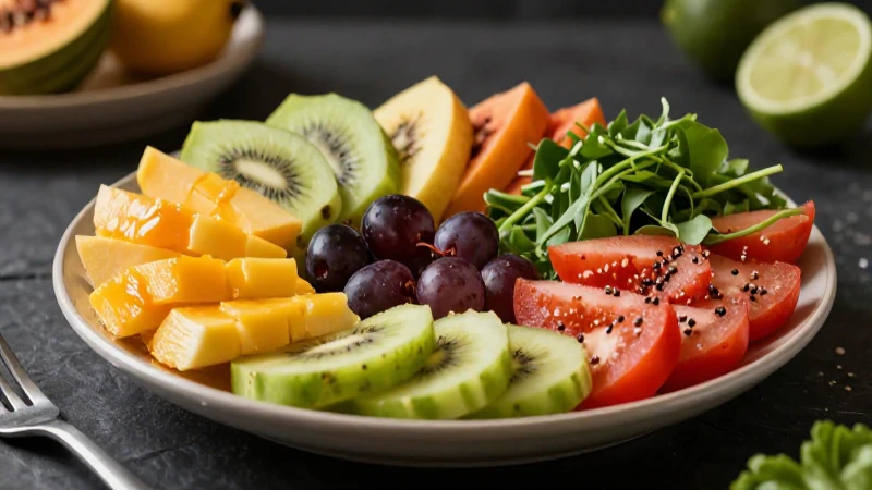 Qué es El Plato del Buen Comer para alimentarse bien 7 Plato saludable vibrante, listo para destacar
