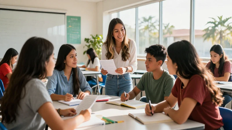 Reforma Educativa MX: cambios y impacto en la educación 4 Educación mexicana vibrante en un aula moderna