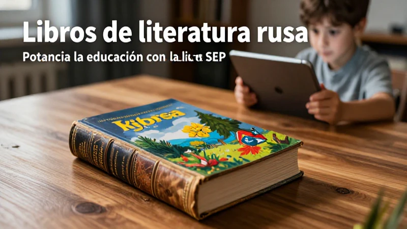 Libros de literatura rusa: Potencia la educación con la lista SEP 4 Recomendaciones de literatura rusa
