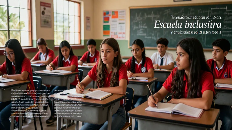 México: Transformación educativa en escuelas inclusivas