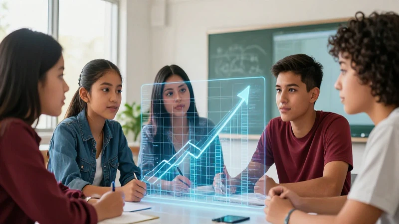 Estudiantes mexicanos colaborando con un futuro prometedor