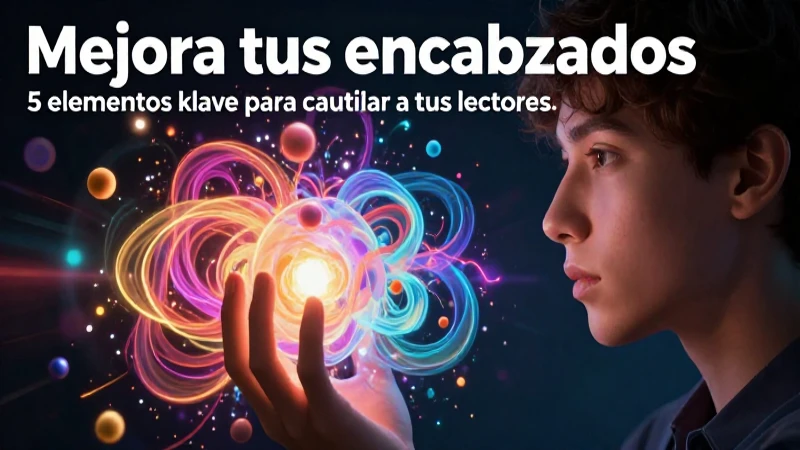 Crea titulares que generen curiosidad del lector