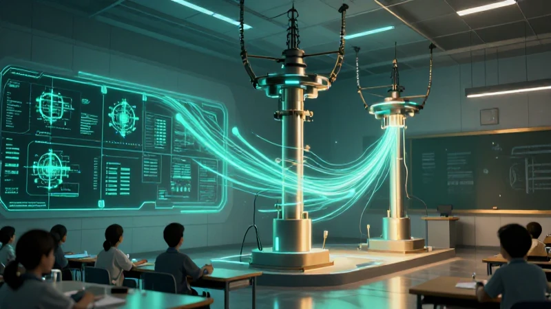 Grid eléctrico moderno y futurista con estética premium