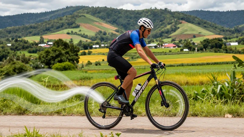 Visualización de energía mecánica en bicicletas