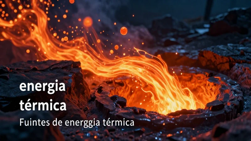 Energía térmica: origen, base y obtención