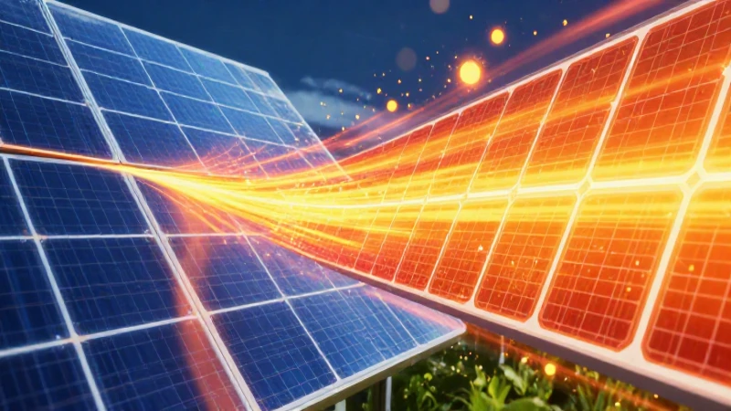Energías calóricas: definición, origen y tipos explicados 5 Ilustración profesional sobre energía con partículas vibrantes
