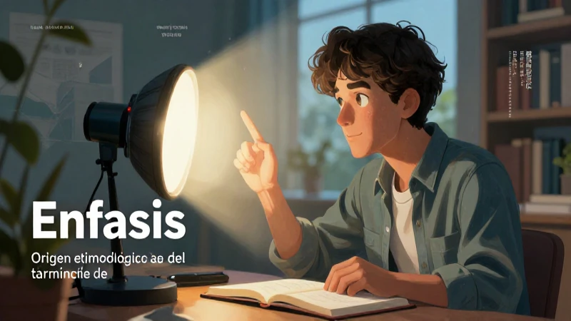 Origen y significado de énfasis en contexto educativo