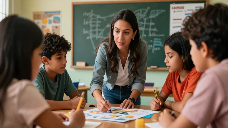 Qué es el enfoque en la acción y su concepto clave 6 Educadora moderna inspira aprendizaje activo en su clase