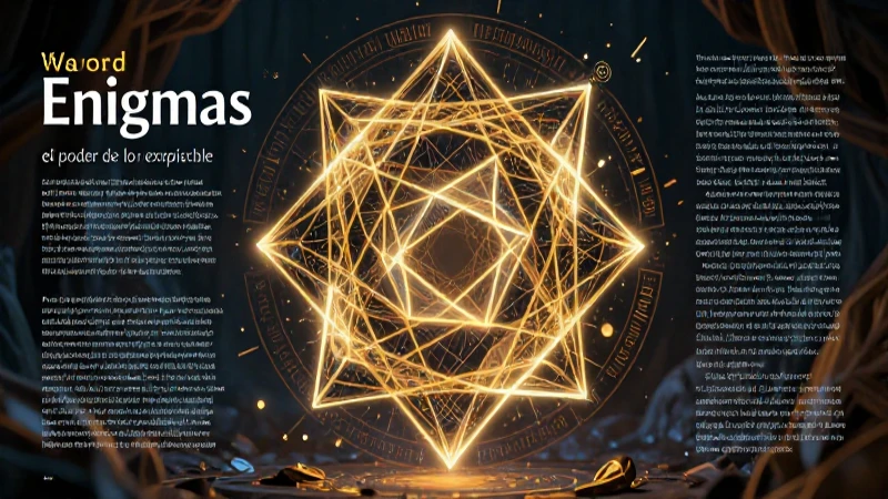 Enigmas: definición y concepto de un enigma Impresionante 5 Enigmas: el poder de lo inexplicable