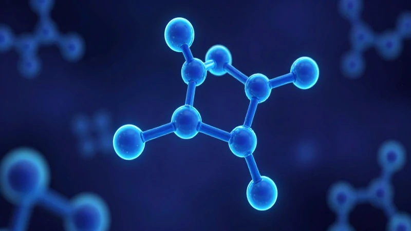 Estructura molecular de un enlace de hidrógeno vibrante
