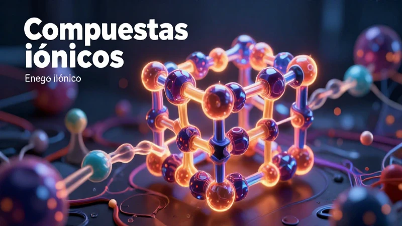Crystals iónicos: concepto, propiedades y representación visual
