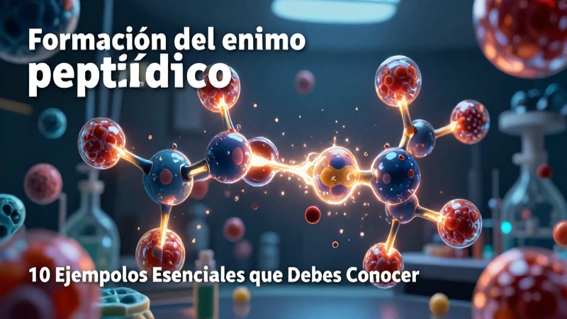 Enlace peptídico: 10 Ejemplos Esenciales que Debes Conocer 3 Formación del enlace peptídico: proceso esencial