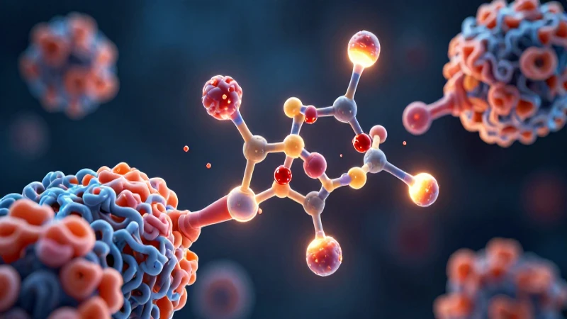 Enlace peptídico: 10 Ejemplos Esenciales que Debes Conocer 4 Estructura molecular brillante interactúa con el receptor biológico