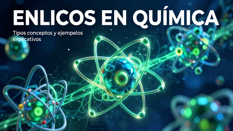 Visualización de enlaces químicos y su estructura molecular