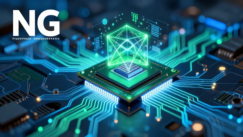 Ensamble: Definición, Concepto y Su Importancia Actual 4 Microchip educativo futurista en detalle hiperrealista