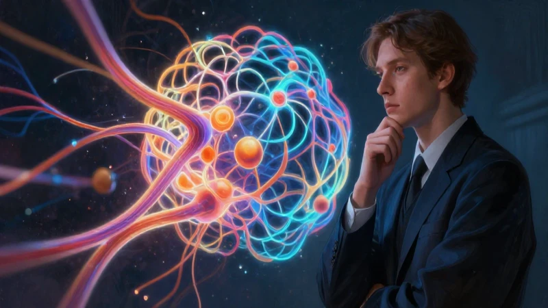 Académico con visualización de redes neuronales