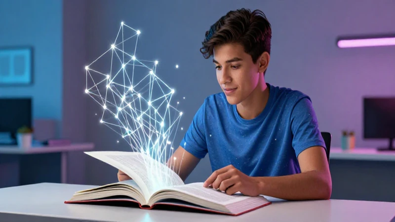 Qué es un ensayo: tipos, partes, características y ejemplos 4 Estudiante mexicano frente a libro mágico