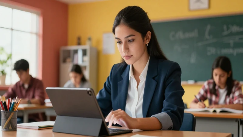 Enseñar Archivos: Estrategias Efectivas para Educadores 6 Maestra mexicana crea materiales digitales en su aula