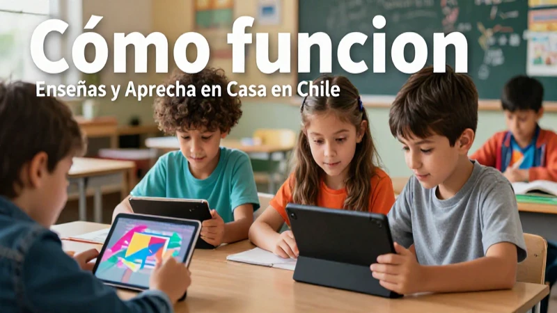 Cómo funciona Enseñas y Aprende en Casa en Chile 3 Programa educativo chileno: aprendizaje dinámico digital