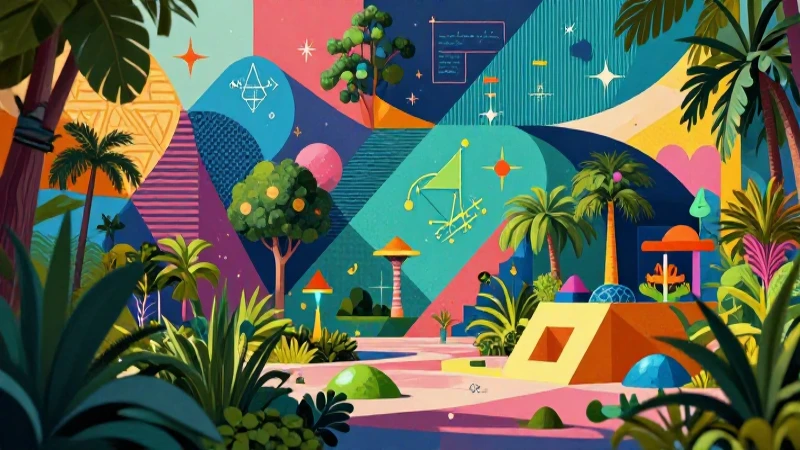 Entorno: qué es, definición y conceptos clave explicados 7 Diseño digital matemático con estética moderna mexicana