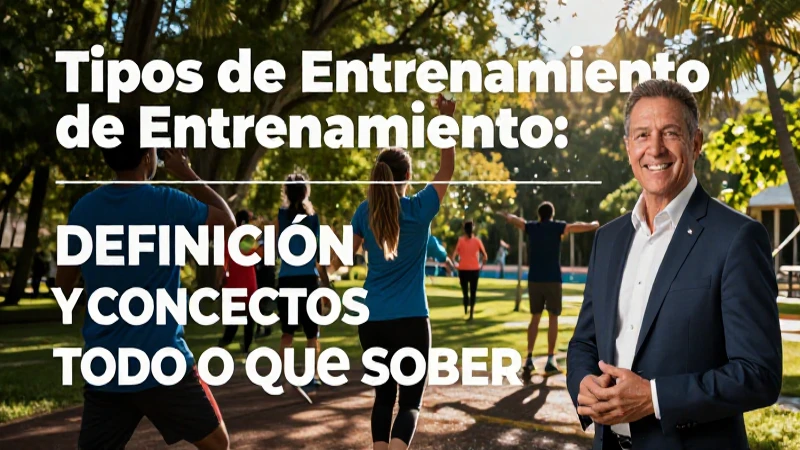 Guía visual de tipos de entrenamiento profesional