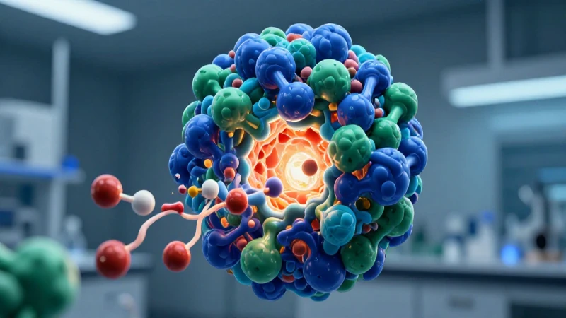 Enzimas: Concepto, Estructura y Clasificación Esencial 6 Modelo 3D vibrante de enzima molecular