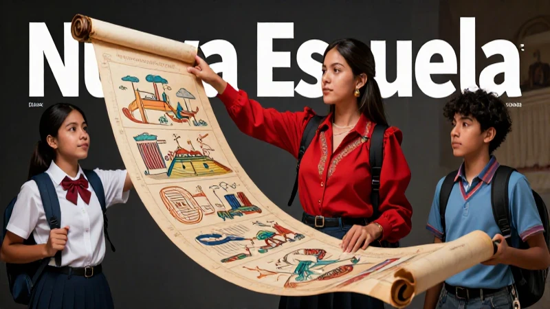 Épicos: Definición y concepto en el lenguaje cotidiano 4 Estudiantes mexicanos interactúan con un pergamino épico