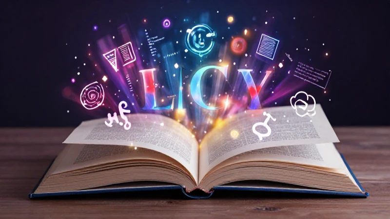 Epígrafe: Qué es, características, definición y concepto 3 Ilustración académica vibrante de libro mágico y simbolismo