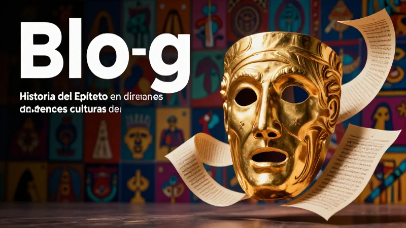 Epítetos: historia, usos y tipos culturales