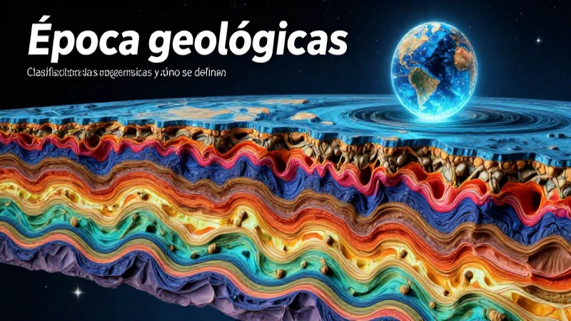 Eras geológicas: clasificación y características
