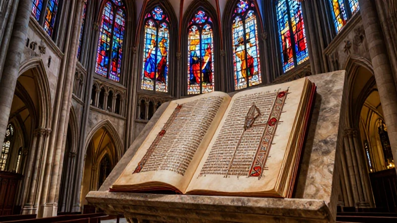 Catedral gótica épica, arte y fe medieval